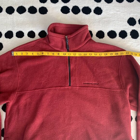 Timberland Vintage 90s 1/4 Zip Pullover Fleece Jacket - Picture 10 of 13